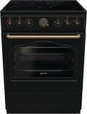 Kuchnia elektryczna GORENJE GECS6B71CLB | AirFry | funkcja Pizza | FrozenBake | czarny