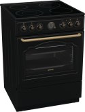 Kuchnia elektryczna GORENJE GECS6B71CLB | AirFry | funkcja Pizza | FrozenBake | czarny