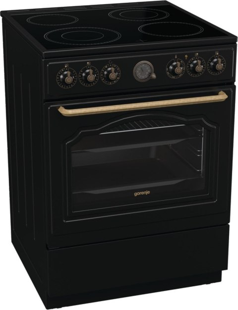 Kuchnia elektryczna GORENJE GECS6B71CLB | AirFry | funkcja Pizza | FrozenBake | czarny