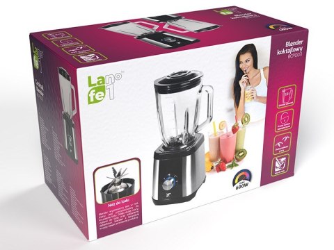 LAFE BLENDER KOKTAILOWY BCP003 600W 1,5L Inox/Czarny