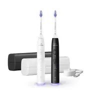 Philips HX7419/01 szczoteczka elektryczna Dorosły Soniczna szczoteczka do zębów Czarny, Biały