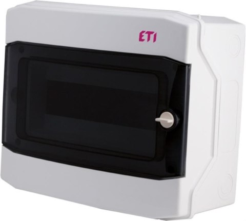 ECH-12PT Rozdzielnia plastikowa NT 12M 1X 12M N+PE IP65 IK07 201X319X144 drzwi dymne szary DIDO