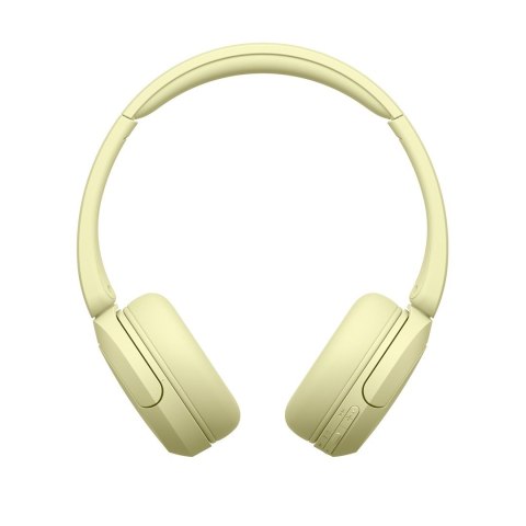 Słuchawki bezprzewodowe Sony WH-CH520 koloru żółtego