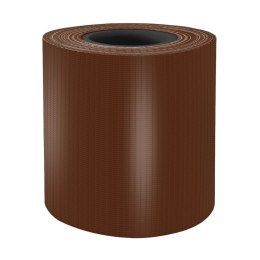 C.TAŚMA OGRODZENIOWA+KLIPSY 19cm x 35mb BRĄZOWA