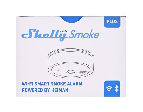 SHELLY SNSN-0031Z detektor dymu Fotoelektryczne czujniki odbicia Interconnectable Bezprzewodowy