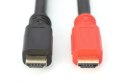 ASSMANN KABEL POŁ. ZE WZAMAC. HDMI HIGHSPEED 1.4 ETH. TYP HDMI A/HDMI A M/M CZARNY 10M AK-330118-100-S