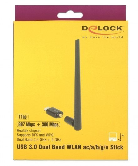 DeLOCK 12535 karta sieciowa RF Wireless
