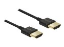 DeLOCK HDMI/HDMI, 4.5 m kabel HDMI 4,5 m HDMI Typu A (Standard) Czarny