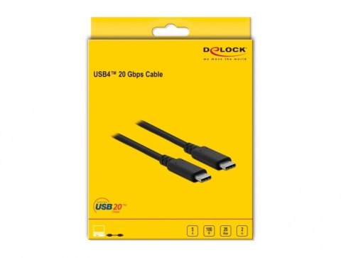 DeLOCK Kabel USB4 20 Gbps 2 m