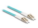 DeLOCK Kabel światłowodowy z metalowym wzmocnieniem LC Duplex na LC Duplex wielomodowy OM3, 3 m