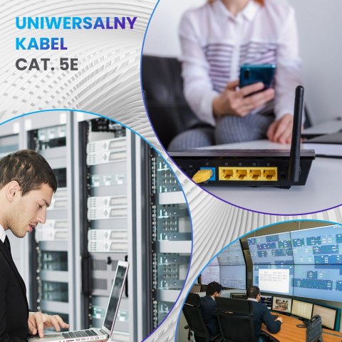 Extralink EX.32358 kabel sieciowy Biały 50 m Cat6 U/UTP (UTP)