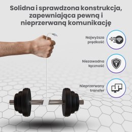 Extralink Kabel sieciowy skrętka CAT5E UTP (U/UTP) V2 Wewnętrzny 100M