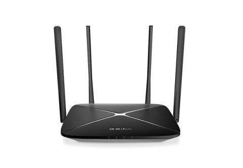 Mercusys AC12G router bezprzewodowy Gigabit Ethernet Dual-band (2.4 GHz/5 GHz) Czarny