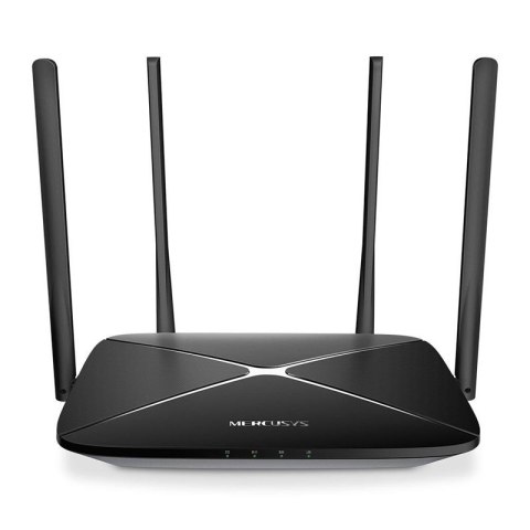 Mercusys AC12G router bezprzewodowy Gigabit Ethernet Dual-band (2.4 GHz/5 GHz) Czarny