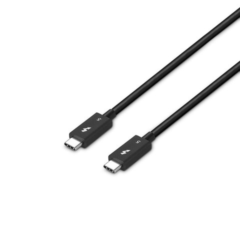 Lindy 31130 kabel Thunderbolt 1 m 80 Gbit/s Czarny