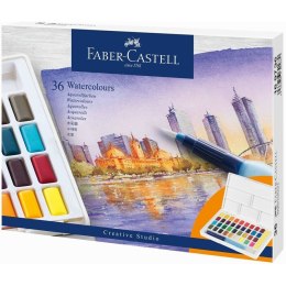 Farby akwarelowe CS kostki 36 kolorów FABER CASTELL
