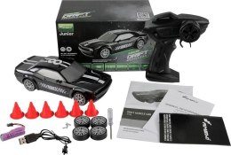 Amewi Drift Muscle Car 4WD 1:20 RTR schwarz Mit Unterbodenbe