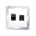 Kontakt-Simon D62.01/11 gniazdko elektryczne Biały
