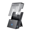 GRAUGEAR G-3502-AC stacja dokująca do dysków twardych USB 3.2 Gen 1 (3.1 Gen 1) Type-B Czarny, Przezroczysty