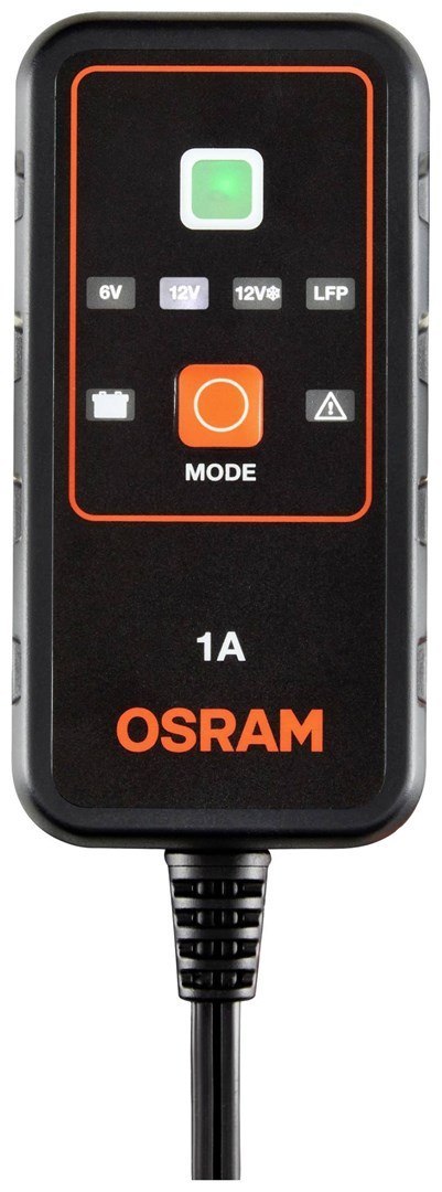 Prostownik BATTERYcharge 901, napięcie ładowania: 6/12 V OSRAM, prąd ładowania: 1A