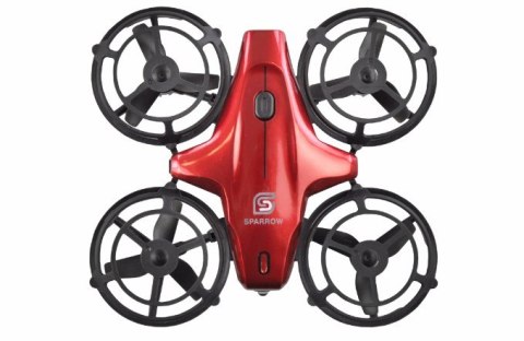 Amewi 25324 dron z kamerą Mini-dron 300 mAh Czarny, Czerwony