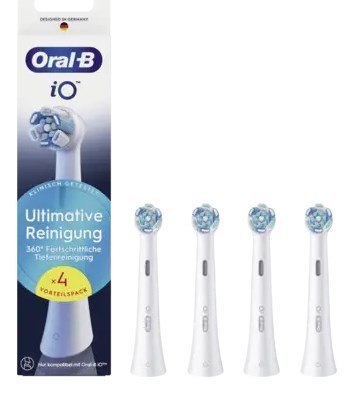 Oral-B 195027 koncówka do szczoteczki 4 szt. Biały
