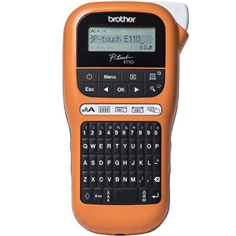 Brother PT-E110 drukarka etykiet Termotransferowy 180 x 180 DPI 20 mm/s HGe/TZe QWERTY
