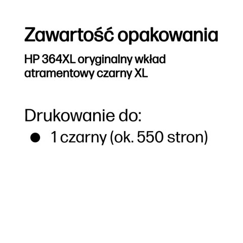 Atrament HP nr 364 HP364 HP 364 XL (CN684EE)