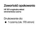 HP 301 oryginalny wkład atramentowy czarny