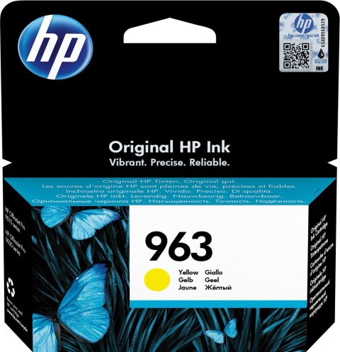 Tusz HP 963 żółty 3JA25AE#BGX