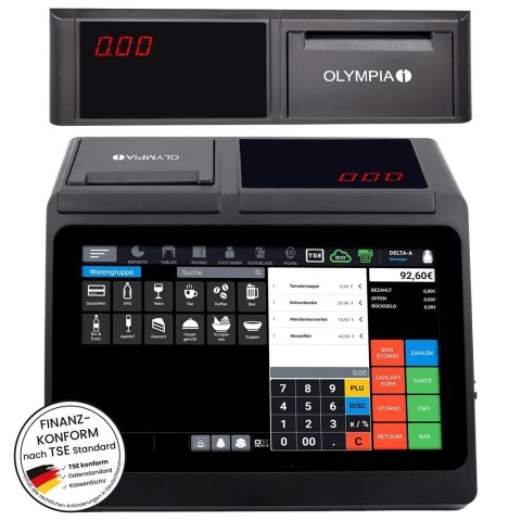 Olympia T110 kasa fiskalna bezpośrednio termiczny 100000 plus LED