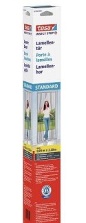 Tesa moskitiera drzwi lamela czarna 0,95m x 2,2m standard