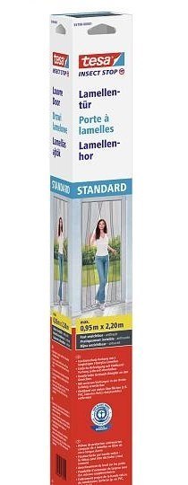 Tesa moskitiera drzwi lamela czarna 0,95m x 2,2m standard