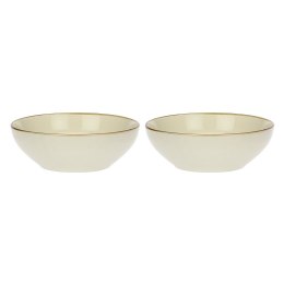 Zestaw 2 misek do sałatek Concerto Avorio - Kość słoniowa, 26 cm