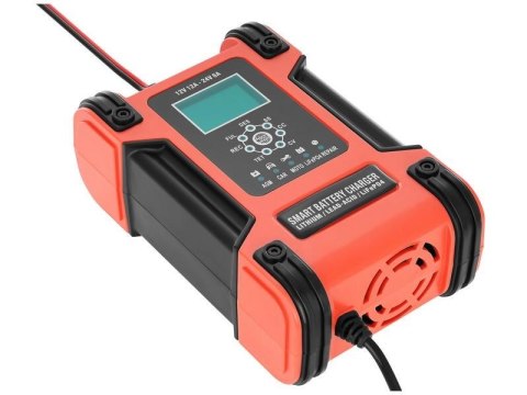 AZO Digital Ładowarka sieciowa do akumulatorów BC-12 12A (230V/12V) 6A (230V/24V) AGM / LiFePO4 / GEL