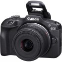 Canon Aparat bezlusterkowy EOS R100 + obiektyw RF-S 18-45mm F4.5-6.3 IS STM Megapiksel 24,1 MP Czułość ISO (maks.) 12800 Przekąt