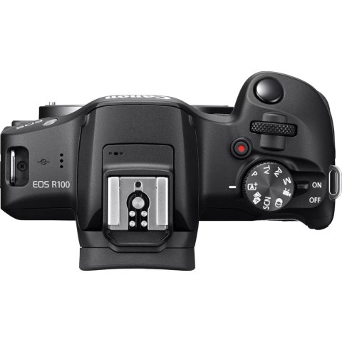 Canon Aparat bezlusterkowy EOS R100 + obiektyw RF-S 18-45mm F4.5-6.3 IS STM Megapiksel 24,1 MP Czułość ISO (maks.) 12800 Przekąt