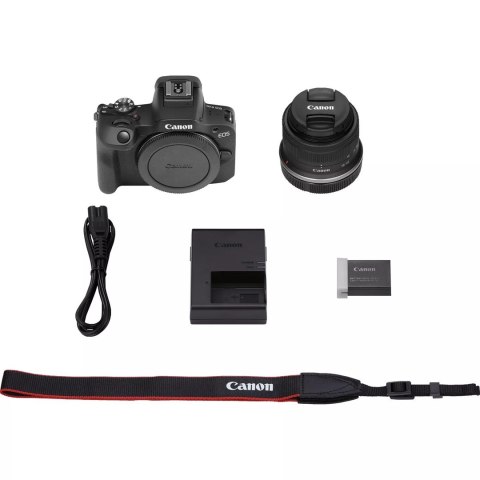 Canon Aparat bezlusterkowy EOS R100 + obiektyw RF-S 18-45mm F4.5-6.3 IS STM Megapiksel 24,1 MP Czułość ISO (maks.) 12800 Przekąt