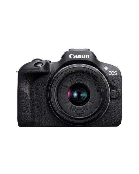 Canon Aparat bezlusterkowy EOS R100 + obiektyw RF-S 18-45mm F4.5-6.3 IS STM Megapiksel 24,1 MP Czułość ISO (maks.) 12800 Przekąt
