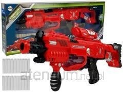 Pistolet Luminescencyjny Świeci w Ciemności Piankowe Naboje Dźwięk Zasięg 45m 8456 Lean Toys