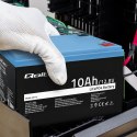 Akumulator Qoltec 53713 LiFePO4 10Ah 12.8V 12.8V Litowo-Żelazowo-Fosforanowy BMS