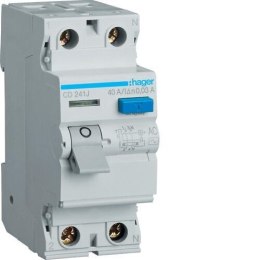 RELAY CURR LEAK 2P 40 A 30 MA CD241J