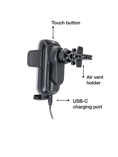 Verbatim FWC-03 Pro Qi Fast Wireless Autoladegerät retail Czarny