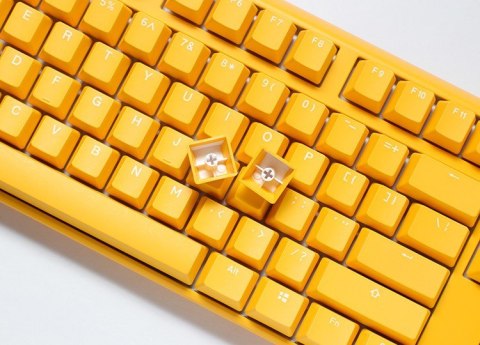 Ducky One 3 Yellow klawiatura Gaming USB Niemiecki Żółty
