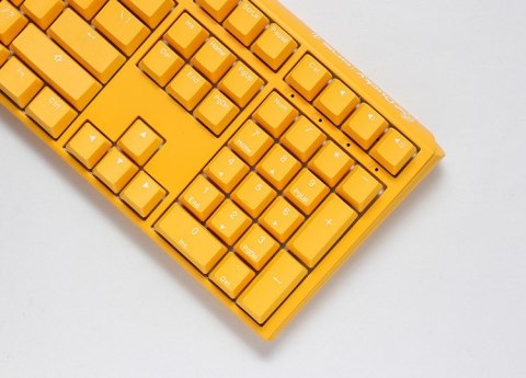 Ducky One 3 Yellow klawiatura Gaming USB Niemiecki Żółty