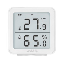 LogiLink SC0116 higrometr i psychrometr Wewnętrzna Higrometr elektroniczny Biały