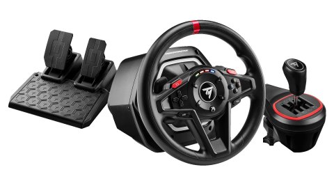Thrustmaster T128 Shifter Pack, Kierownica + Pedały, PC, Xbox, Przycisk hamulca ręcznego, Przycisk View, Przycisk ustawień, Przy