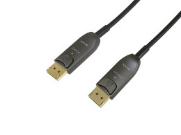 Wyposażenie - Kabel DisplayPort - DisplayPort (M) do DisplayPort (M) - DisplayPort 1.4 - 15.0m - Aktywny, Obsługuje 8K 30 Hz (76