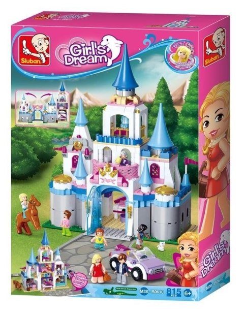 BLOCKS SLUBAN GIRLS DREAM CASTLE 815 PC