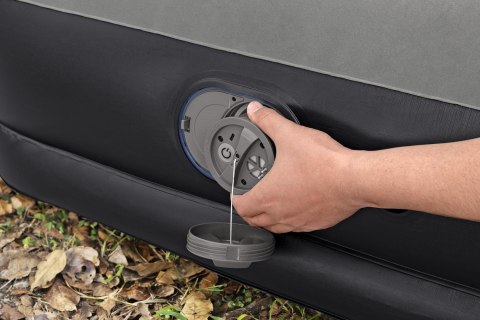 Bestway 671BT dmuchany materac Pojedynczy materac Czarny, Szary Unisex